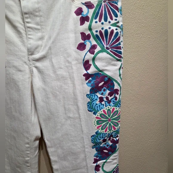 Johnny Was Jade The Flare Jean Leilana Size 29 - Picture 6 of 11